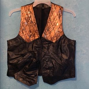 leather vest